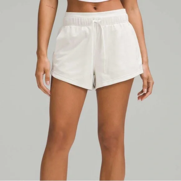 Lululemon Athletica Inner Glow High-Rise Short 3” Bone - Picture 2 of 10